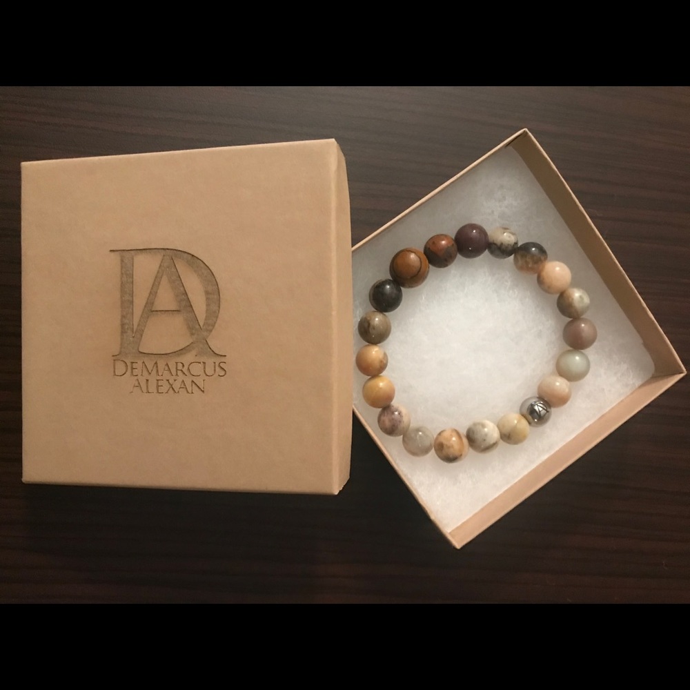 DeMarcus Alexan Earth Stones Bead Bracelet